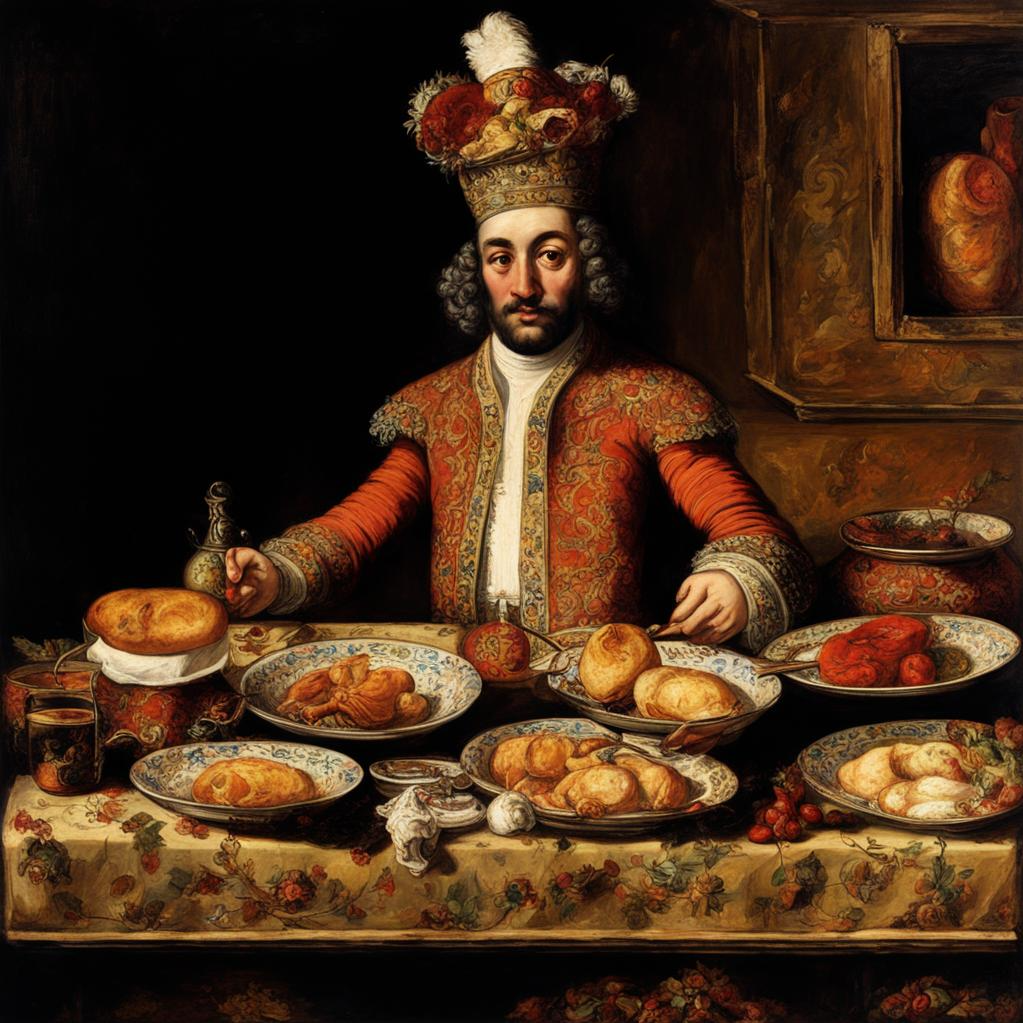 турецкий султан обедает
