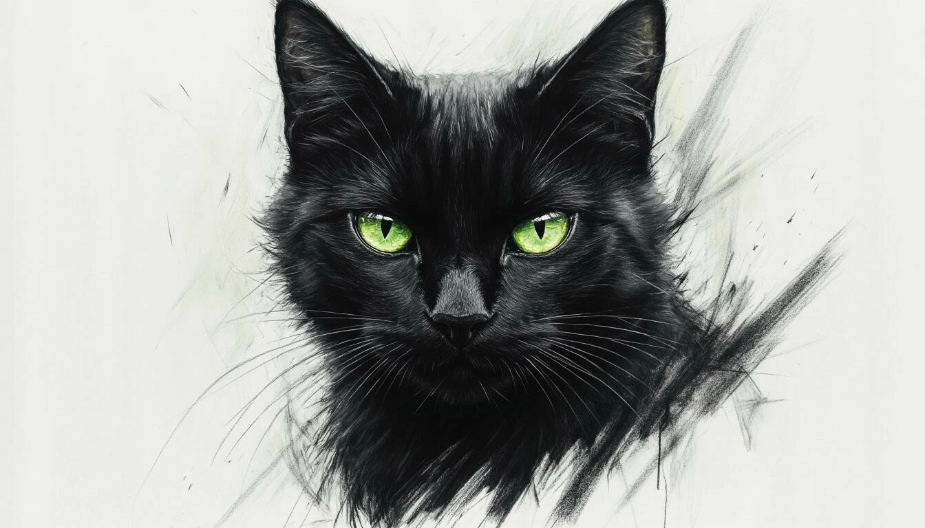 черная кошка