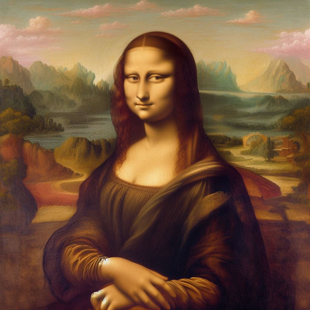 Картина "Мона Лиза" Леонардо да Винчи
