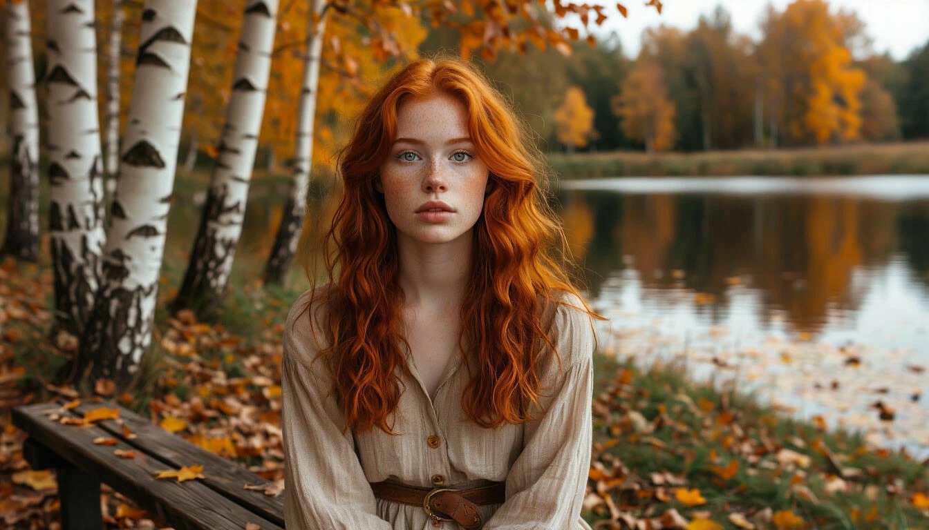 думает рыжая осень