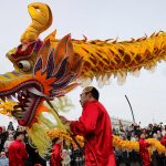 китайский новый год дракон