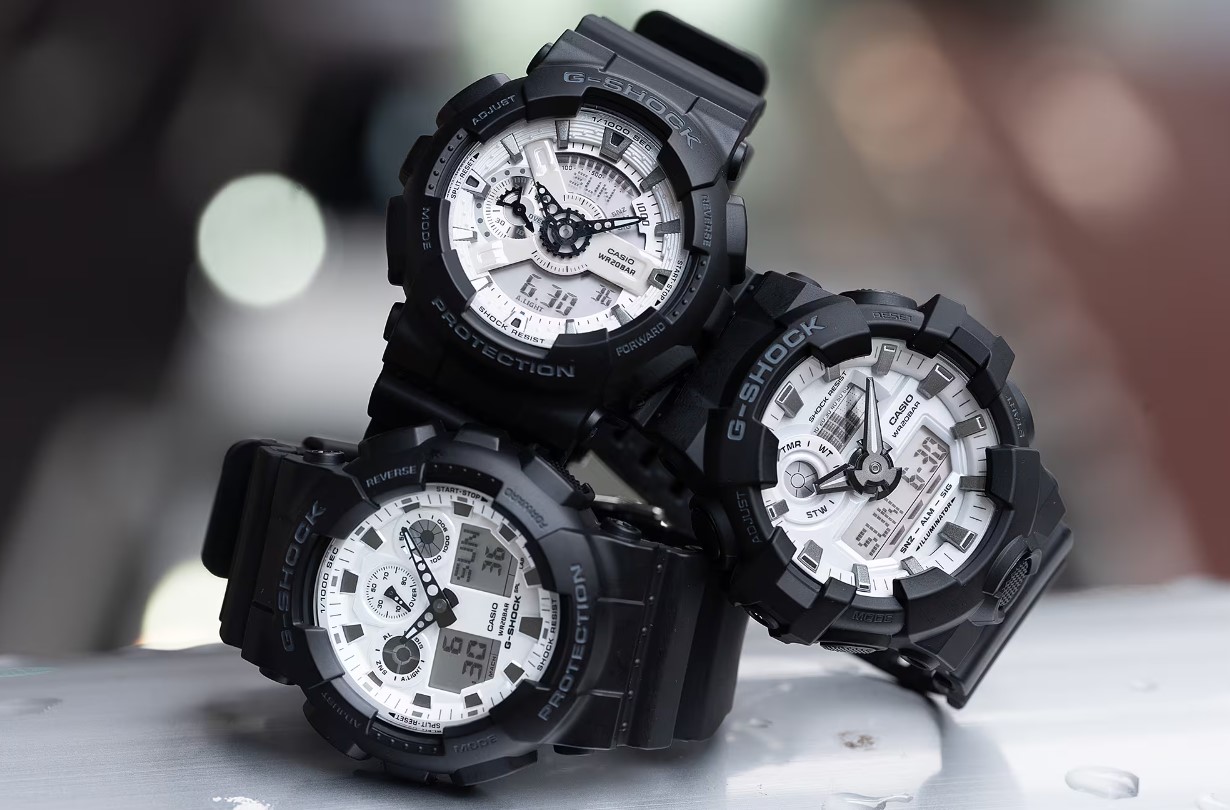 G-Shock Black and White