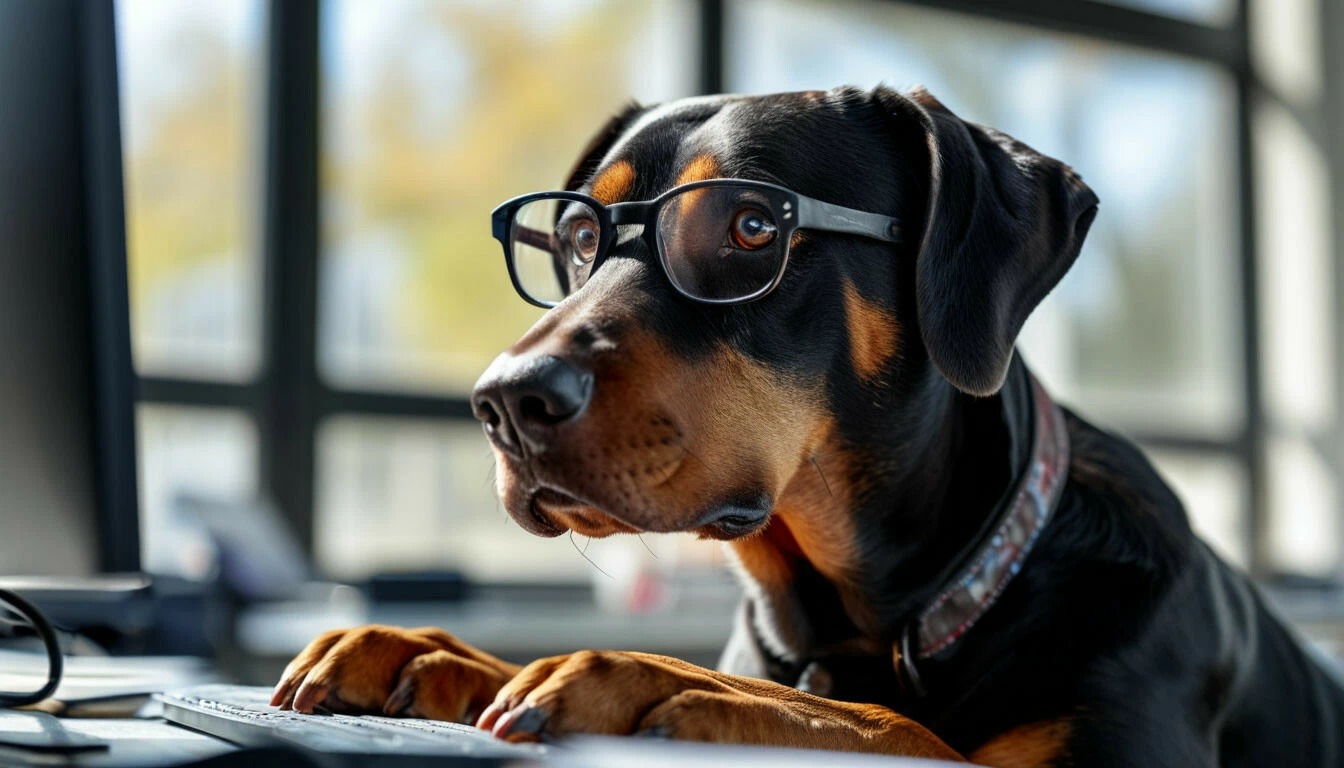собака работа