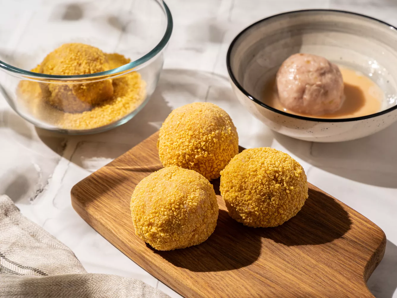 Митболы с грибами и сыром